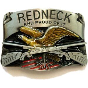 🆕Men's Metallic Redneck Western Cowboy Motorcyclist Native American Belt Buckle
